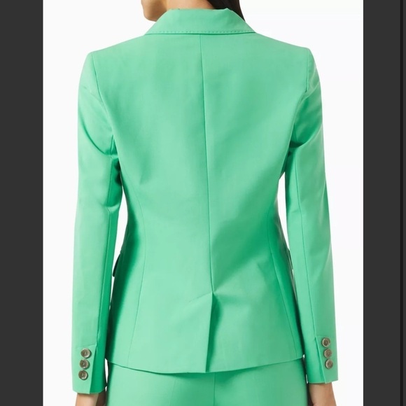 MARELLA Affetto By Max Mara Women’s Double Breasted Blazer Bright Green NWT $535 - Picture 2 of 16